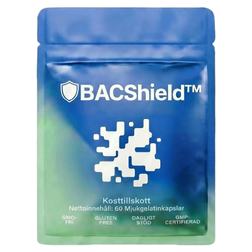 BACShield™ | Vakna mer funktionell med bara 2 mjukkapslar om dagen