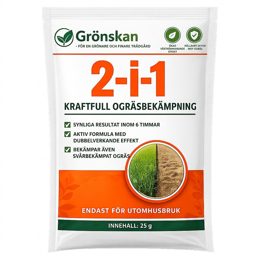 Grönskan™ - Bli av med envisa ogräs på bara 6 timmar!