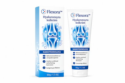 Flexora™ Kräm | Minska artrosstelheten med upp till 96% på bara 2 minuter