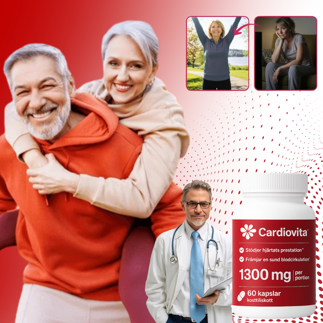 Cardiovita™ - Återställ blodcirkulationen på 7 dagar och känn dig utvilad igen!