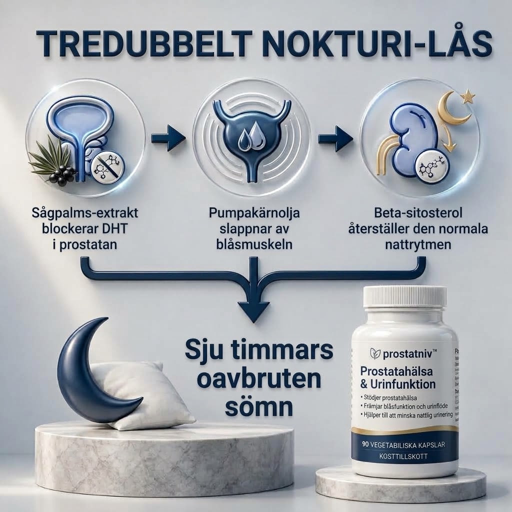 Prostatniv™ | Sov hela natten igen utan nattliga toalettbesök, inom bara 6 dagar