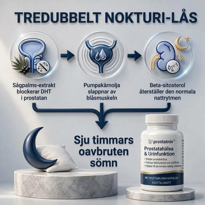 Prostatniv™ | Sov hela natten igen utan nattliga toalettbesök, inom bara 6 dagar